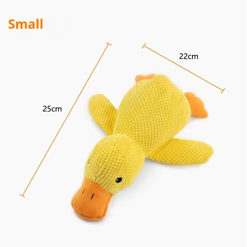 SoftPet Squeaky Plush Duck