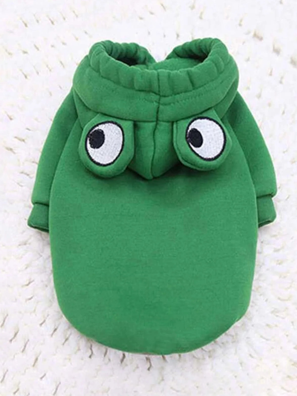FroggyPet™ Fleece Frog Hoodie for Small Pets