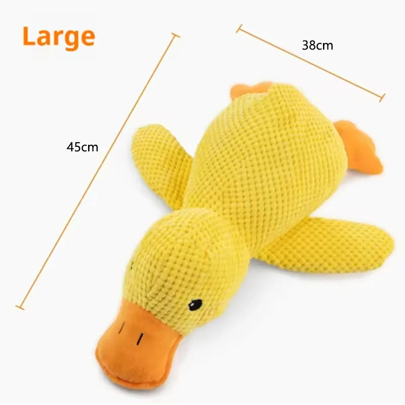 SoftPet Squeaky Plush Duck