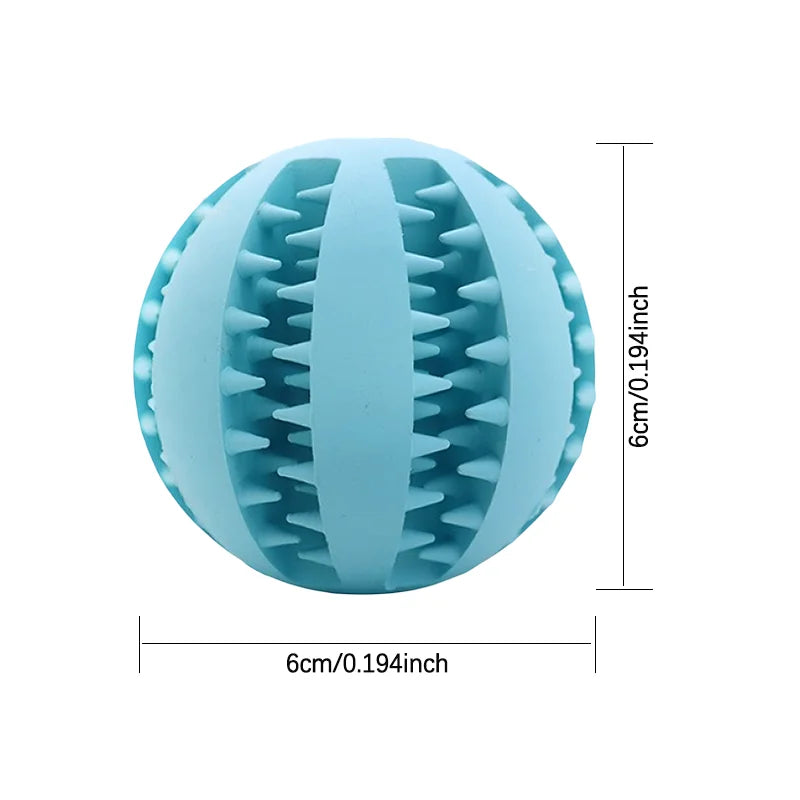 Dental Care Rubber Treat Ball Toy
