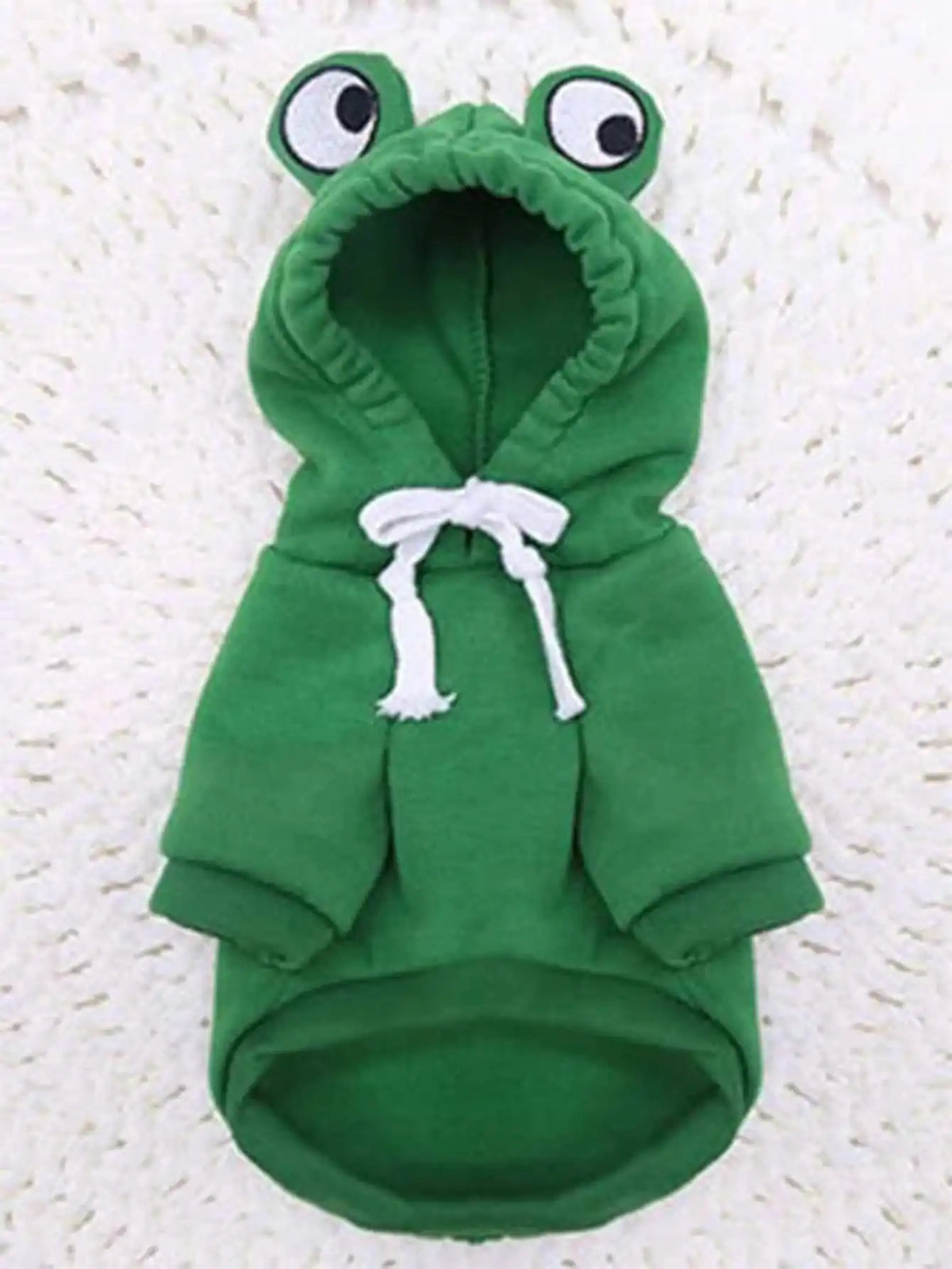 FroggyPet™ Fleece Frog Hoodie for Small Pets