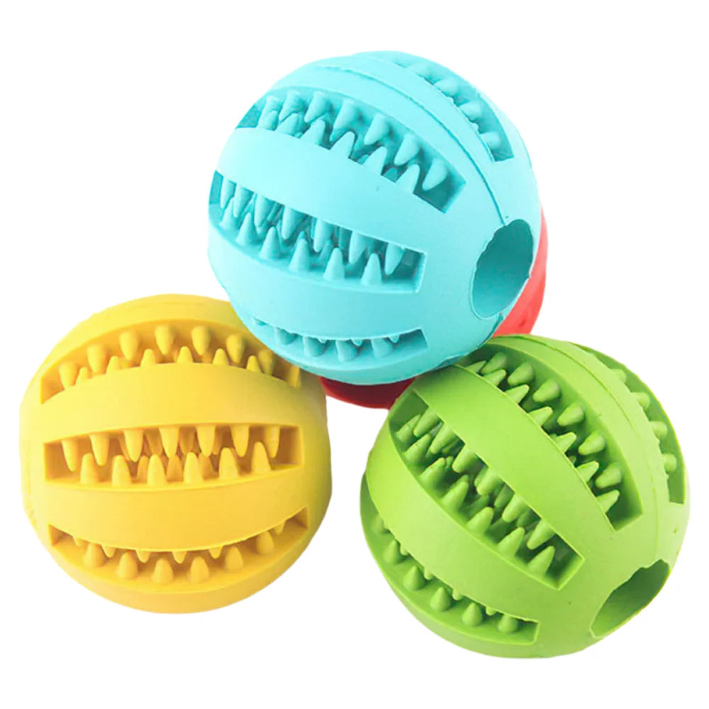 Dental Care Rubber Treat Ball Toy