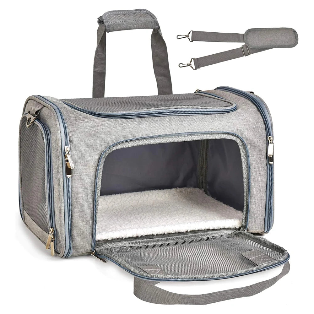 Breathable Soft-Sided Pet Carrier Bag