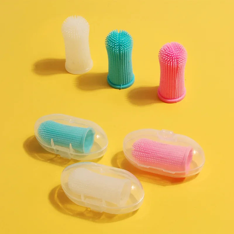SoftPet™ Ultra-Soft Silicone Finger Toothbrush (3-Pack)