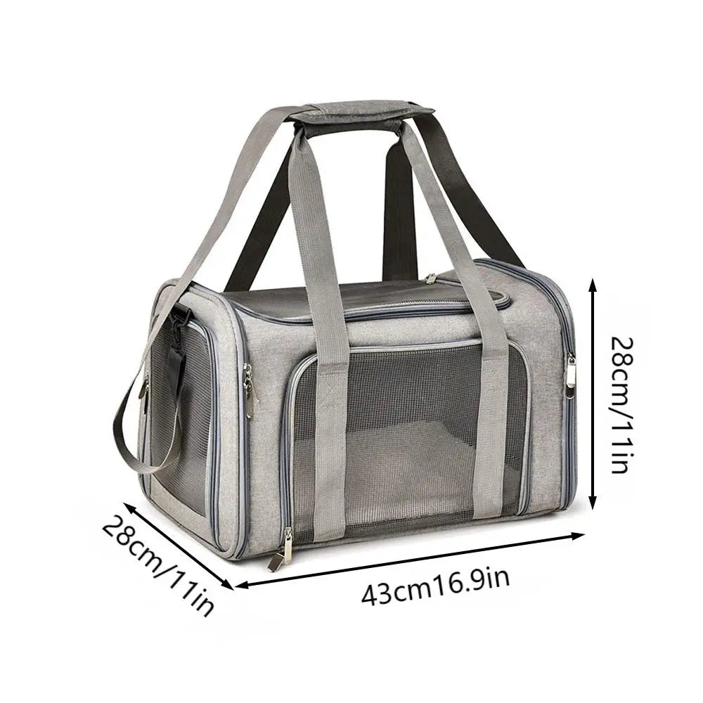 Breathable Soft-Sided Pet Carrier Bag