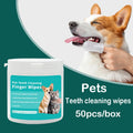 Pet Dental Cleaning Finger Wipes (50 Pcs/Box)