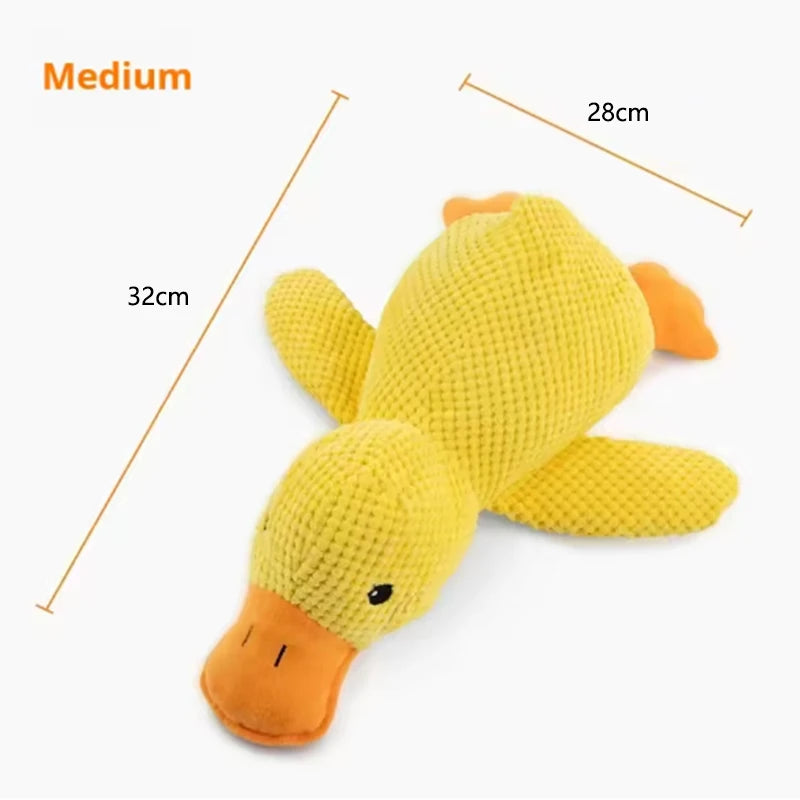 SoftPet Squeaky Plush Duck