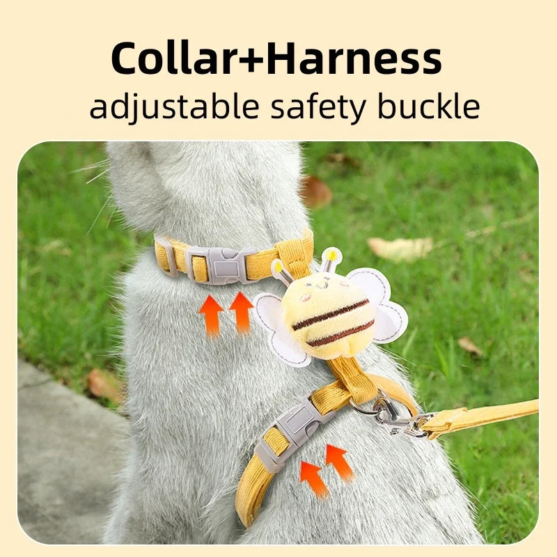 EscapeProof™ Ergonomic Harness & Leash Set for Cats & Dogs