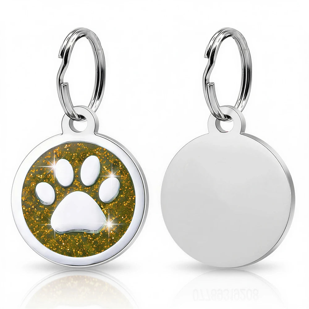 Personalized Dog Cat Plate Tags  Pendant