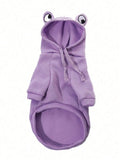 FroggyPet™ Fleece Frog Hoodie for Small Pets