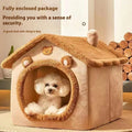 SnugHaven™ Enclosed Cave Pet Bed