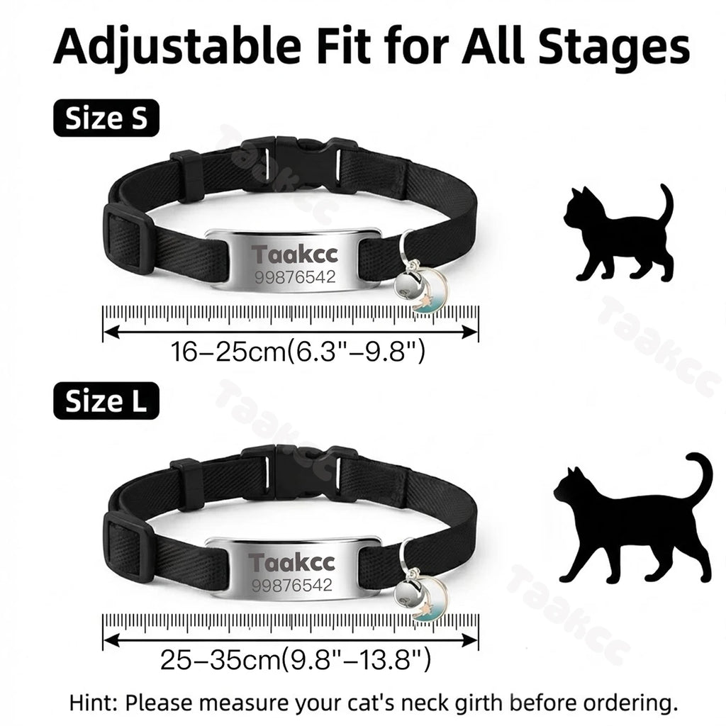 Personalized Engraved Pet ID Collar