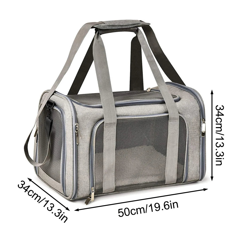 Breathable Soft-Sided Pet Carrier Bag