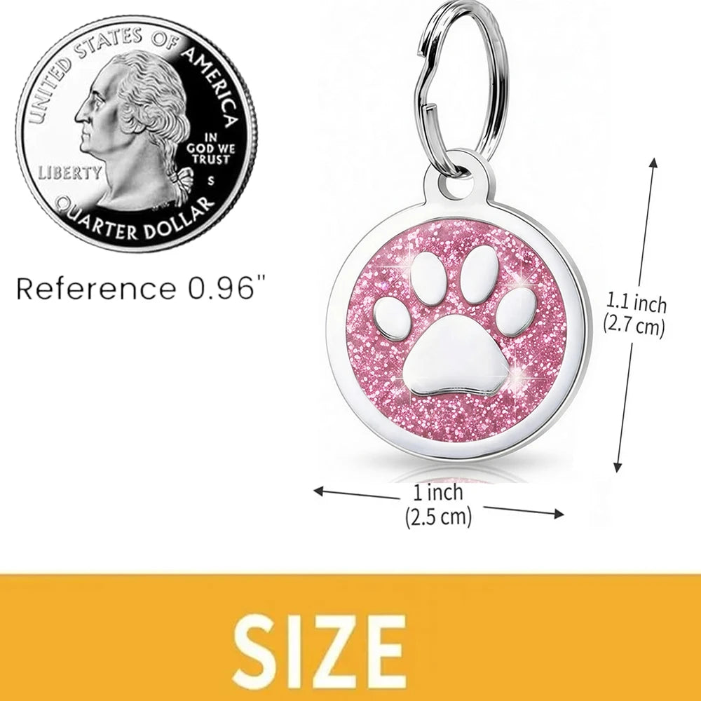 Personalized Dog Cat Plate Tags  Pendant