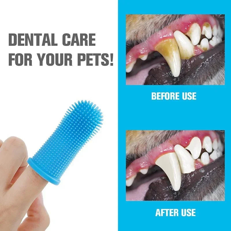 SoftPet™ Ultra-Soft Silicone Finger Toothbrush (3-Pack)
